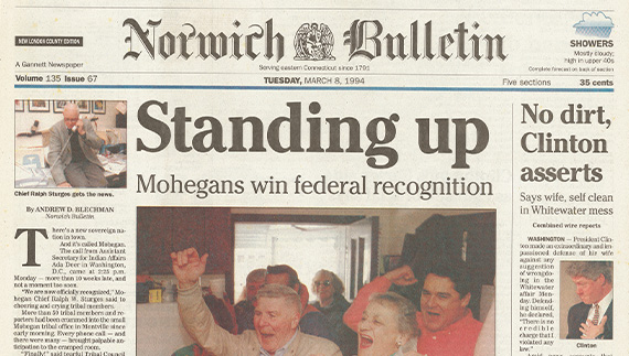 Federal Recognition Newspaper