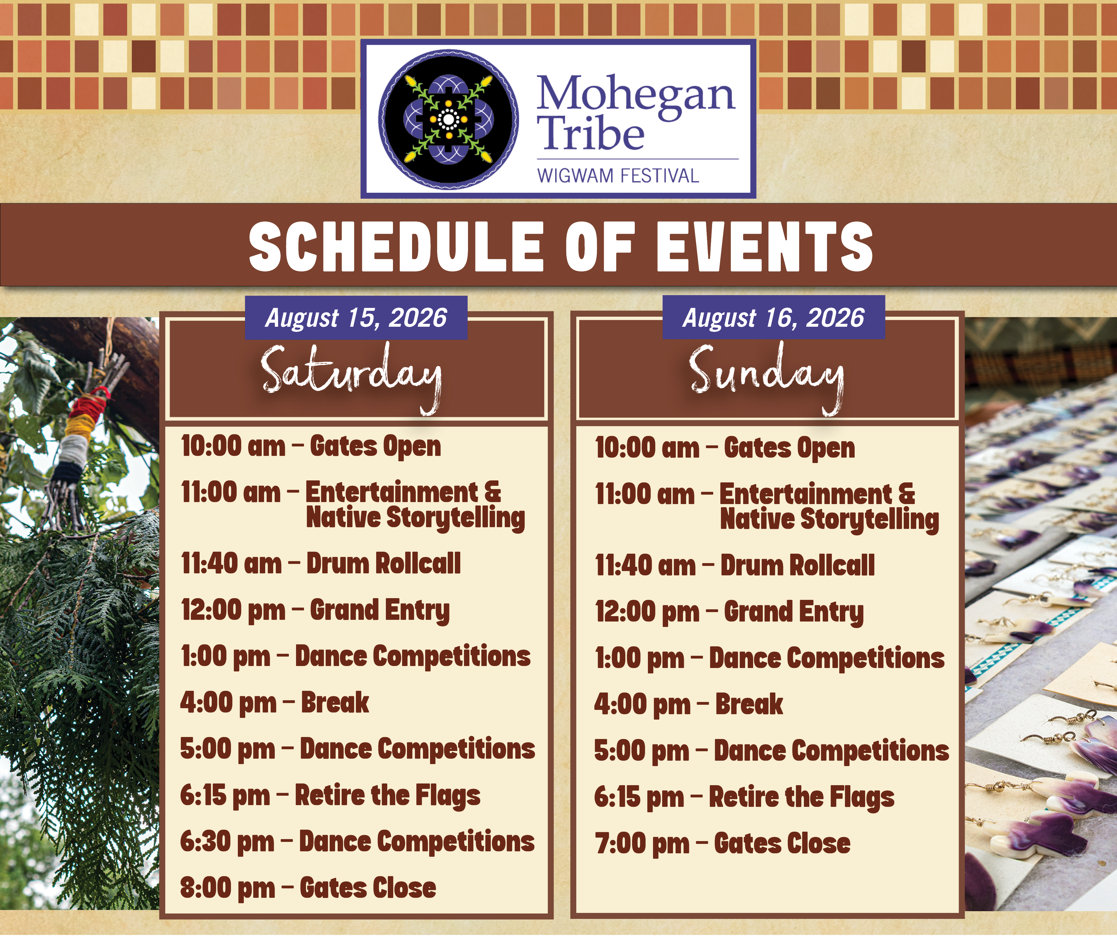 Schedule of Events
